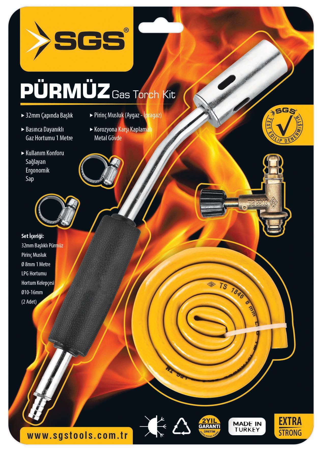 SGS Pürmüz / Vakumlu Set (Aygaz Musluk) (20/Koli)